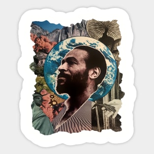 marvin gaye - vintage style Sticker